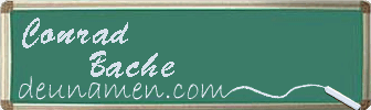 Conrad Bache Visitenkarte